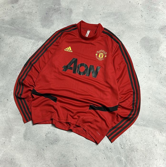 Adidas Manchester United Jersey Longsleeve,Лонгслів Адідас МЮ
