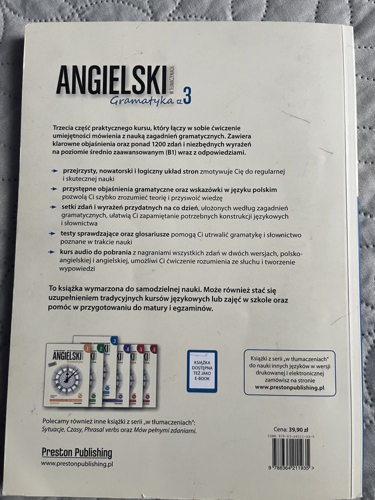 angielski w tłumaczeniach 3 gramatyka preston publishing