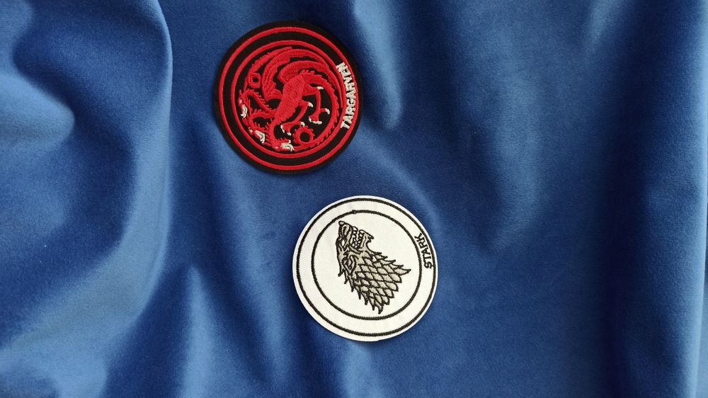 Термонашивка тканевая игра престолов game of thrones Таргариены Старки