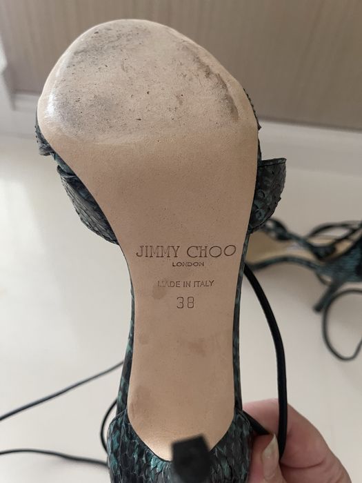 Босоніжки Jimmy Choo шкіра рептилії