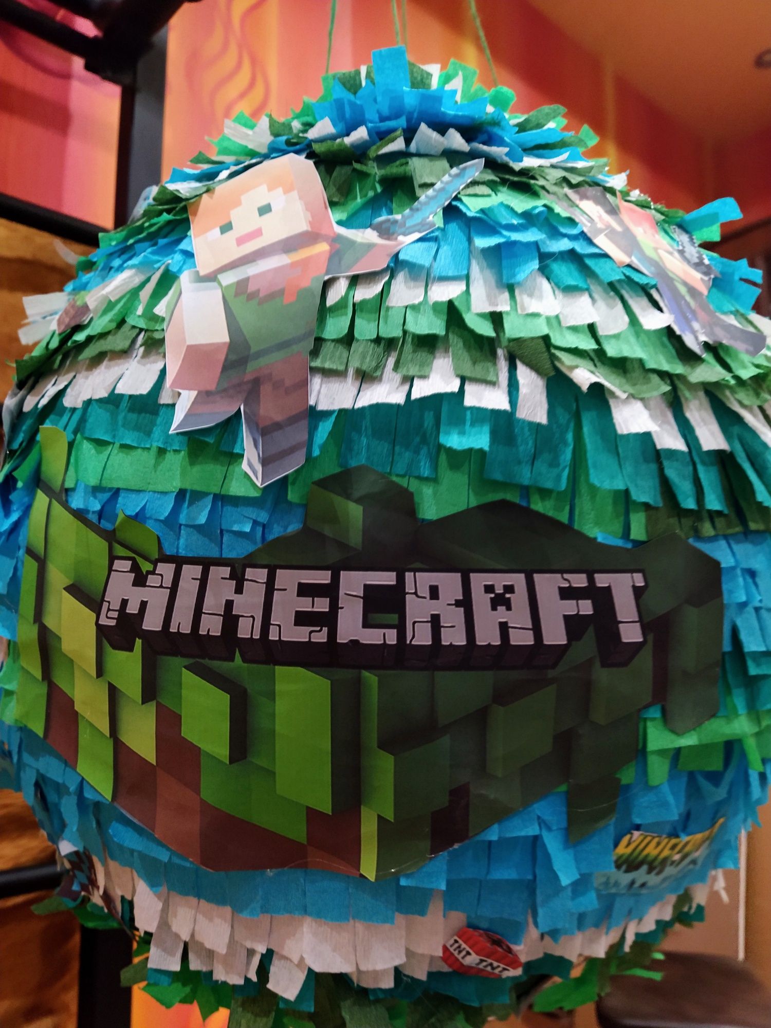 Майнкрафт пиньята Minecraft