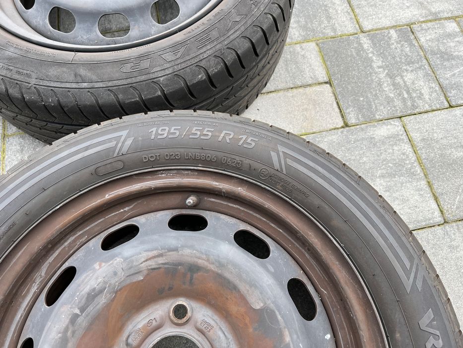 Koła Felgi Ford Fiesta MK7 4x108 195/55/R15 opony 7mm