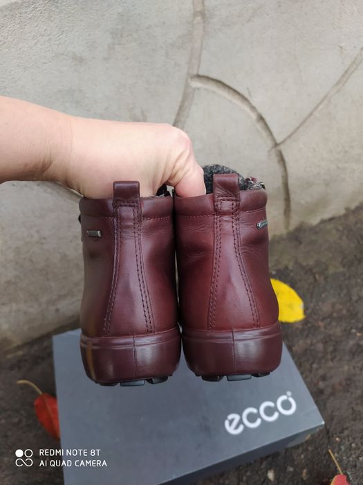 Ecco 37 36 ботинки жіночі зимові сапоги черевики чоботи взуття ессо