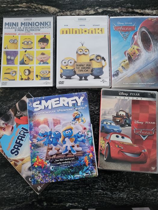 Płyty DVD filmy animowanei do wyboru