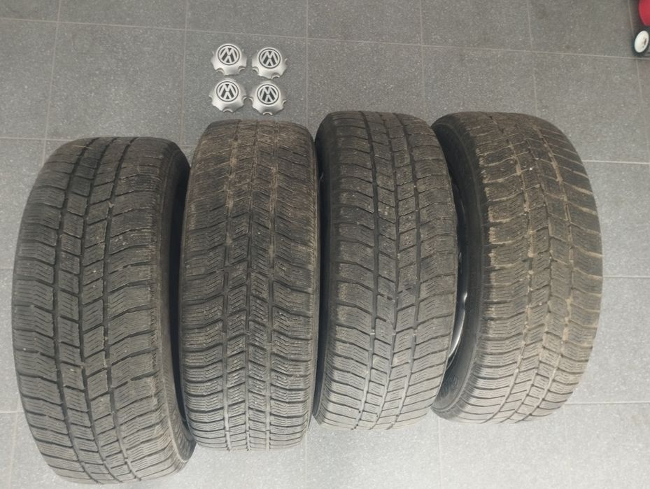 Koła R16 205/55 VW Golf VI/VII, felgi hybrydowe Alcar + zimówki Barum