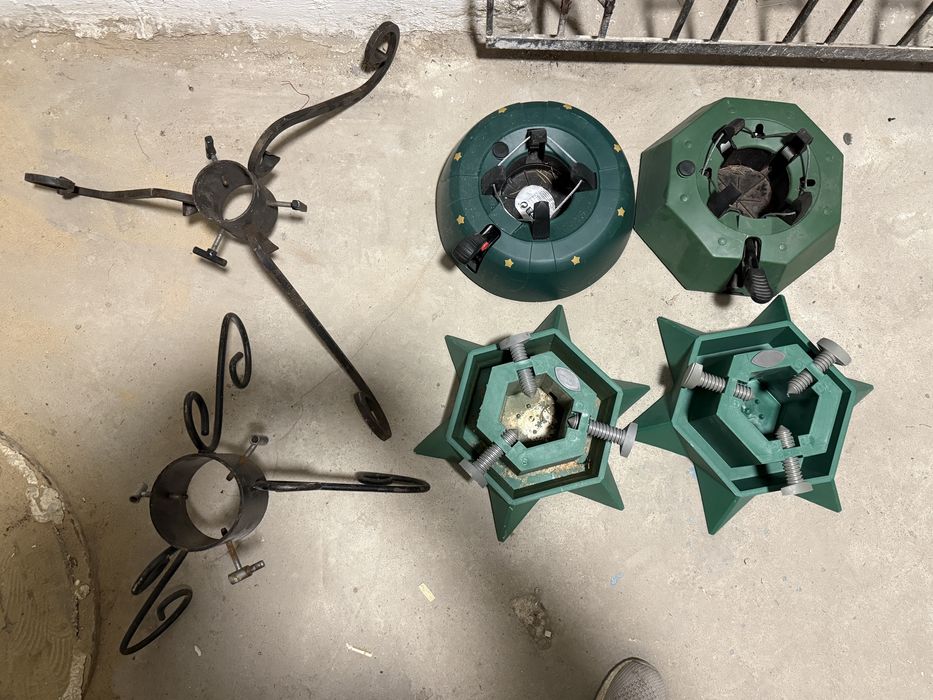 Stojak na choinke stojaki komplet 6 sztuk