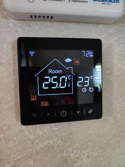 Термостати для котла електричної та водяної підлоги