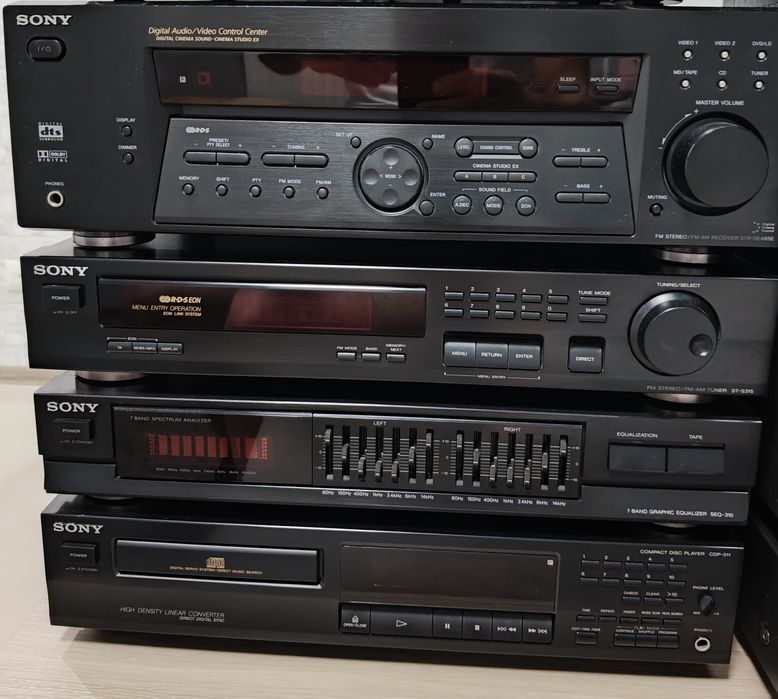 Sprzedam wieża Sony , Kenwood, Technics i to co  na zdjęciach zdjęciac
