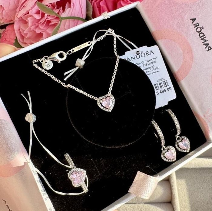 Намисто Pandora оригінал Пандора срібло нова прикраса