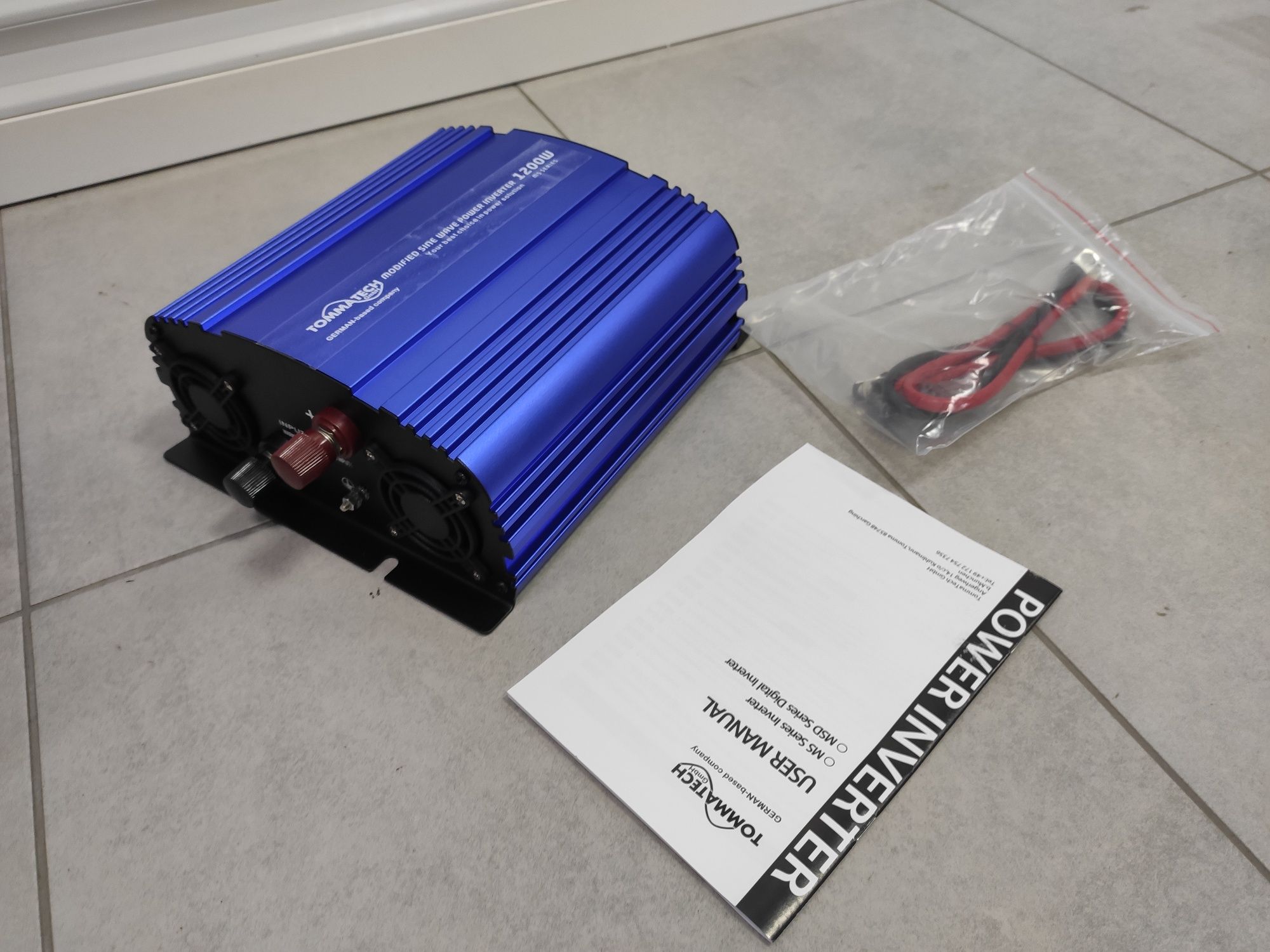 Інвертор напруги Tommatech MS-1200,12V/220V,з мод. синусоїдою