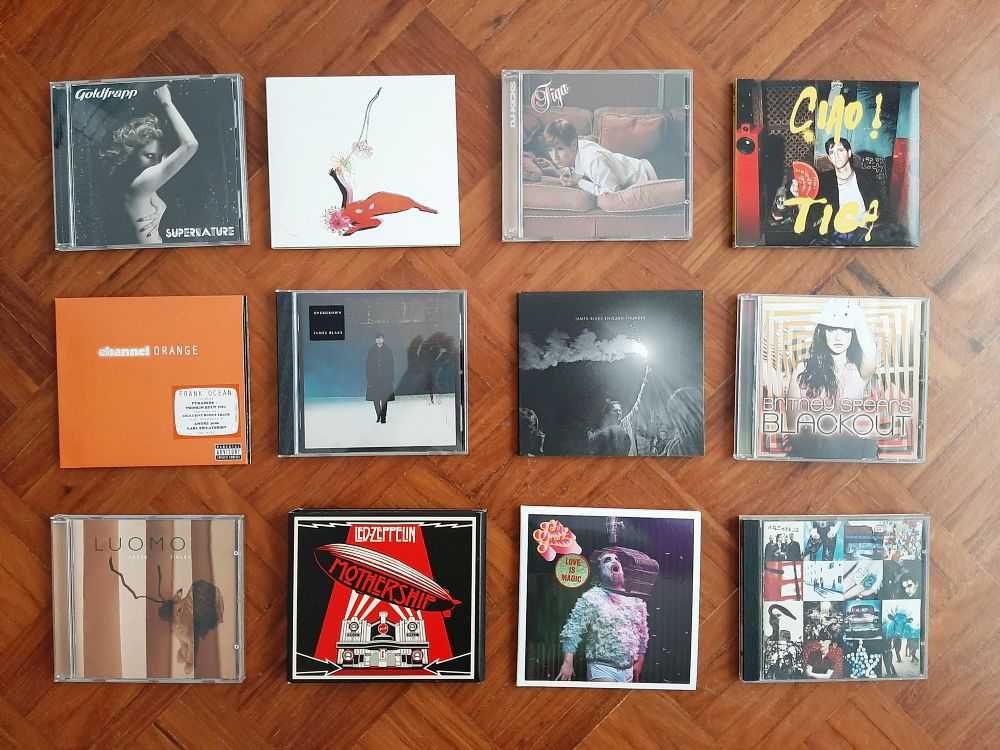 CDs em óptimo estado: Pop, Rock, Electrónica, Música Portuguesa