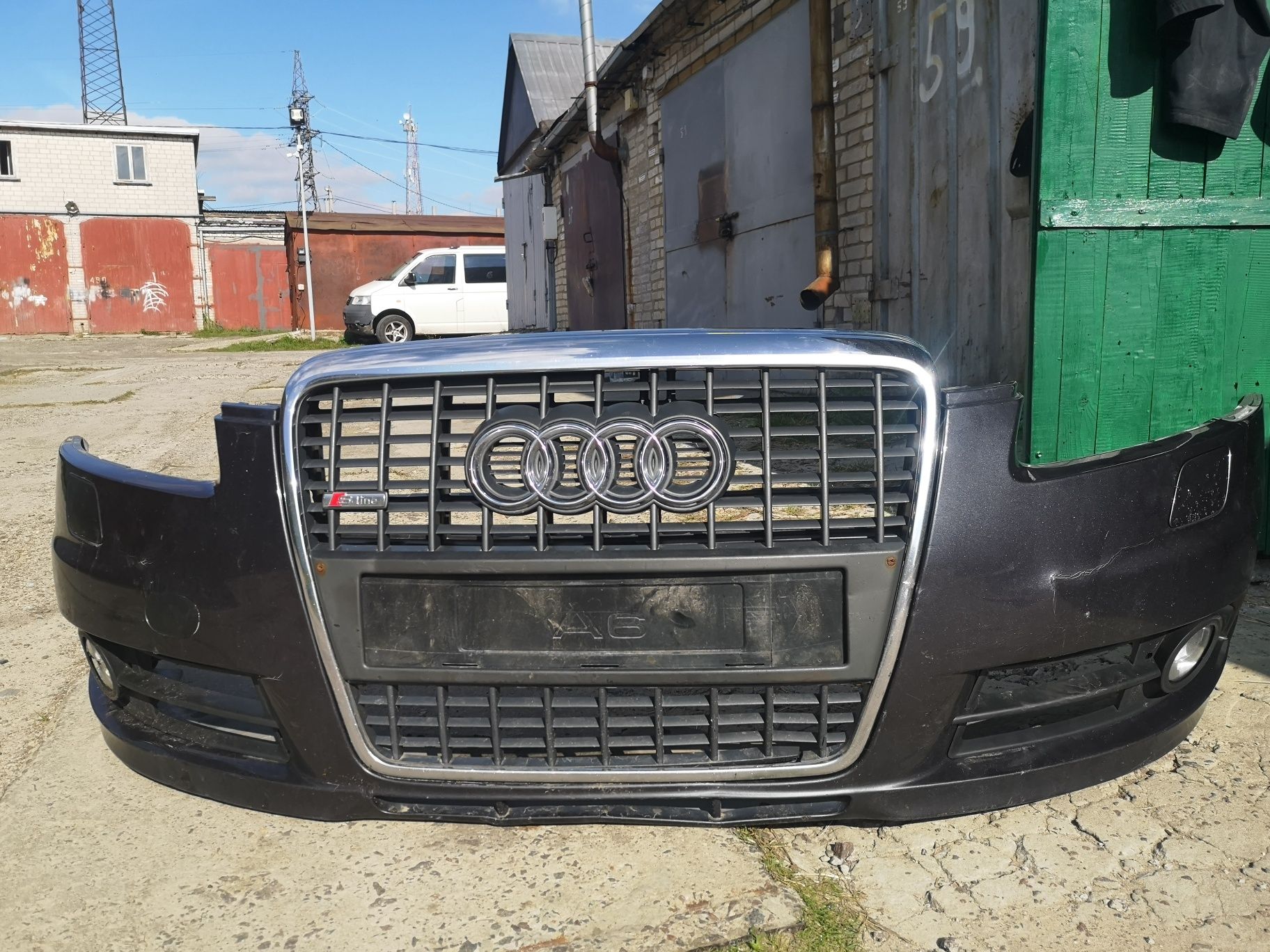Бампер Audi A6 c6 S line