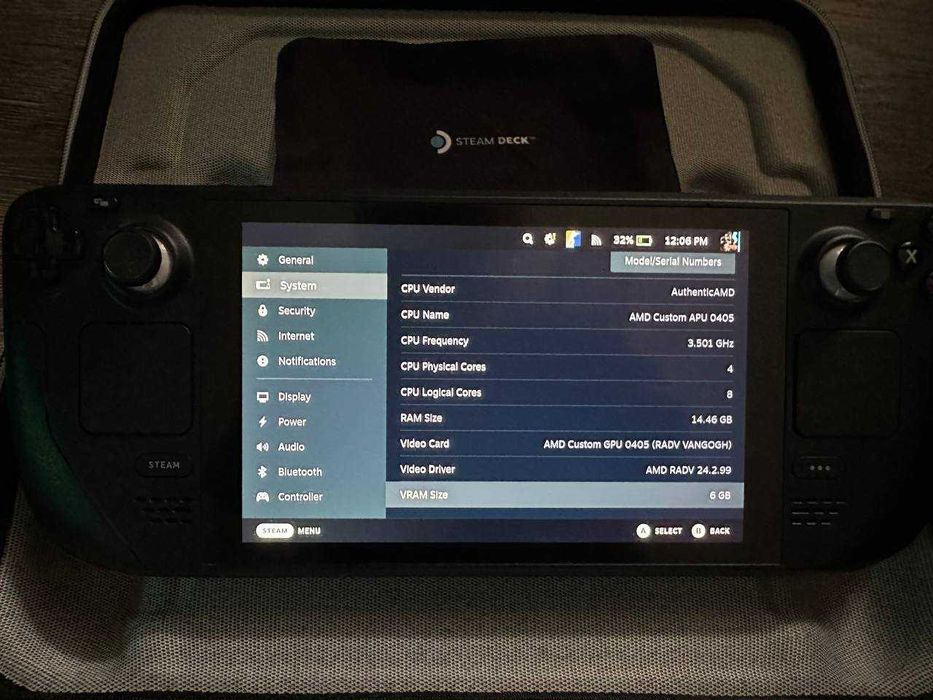 Steam Deck 512 GB (LCD) + stacja dokująca – stan bardzo dobry