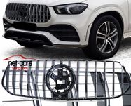 Grill MERCEDES GLE V167 18- Panamericana GTR AMG Czarny chrom