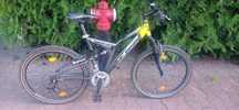 Rower górski MTB z przerzutkami oraz amortyzatorem  koła 26"