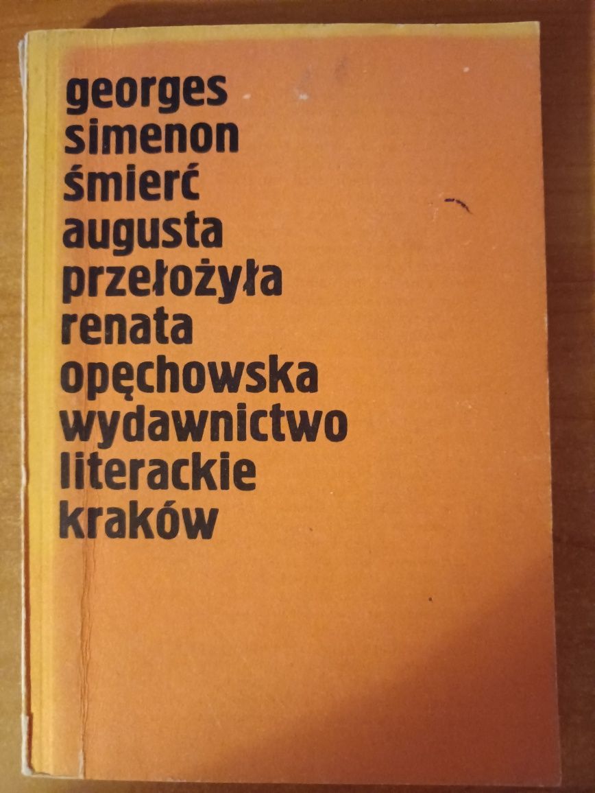 Georges Simenon "Śmierć Augusta"