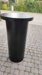 Stolik metalowy wysoki czarny