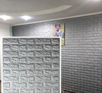 65грн‼️ розмір 77×70см панелі 3д самоклеючі панели кирпич стенові деко