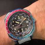 Sicura Globetrotter (Breitling) vintage lata 70