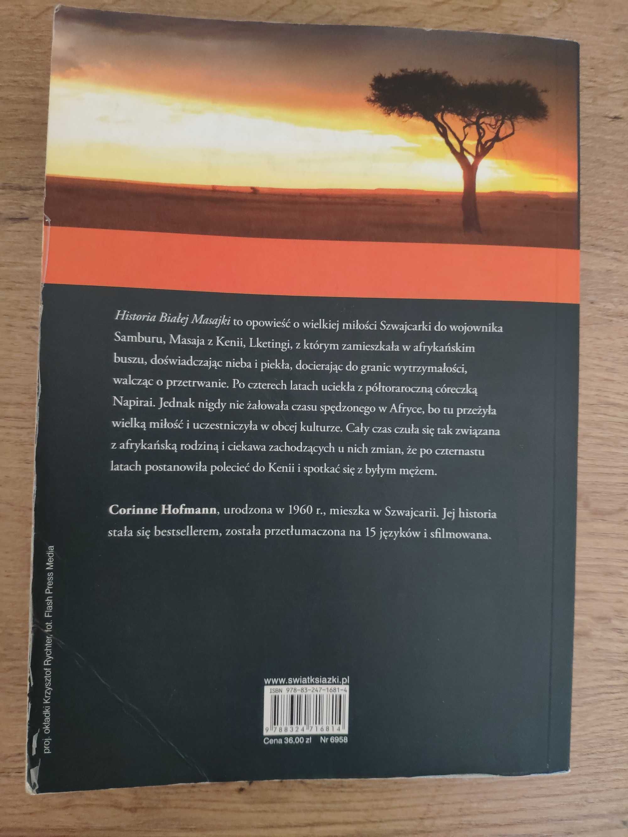 "Historia białej Masajski" Corinne Hofmann