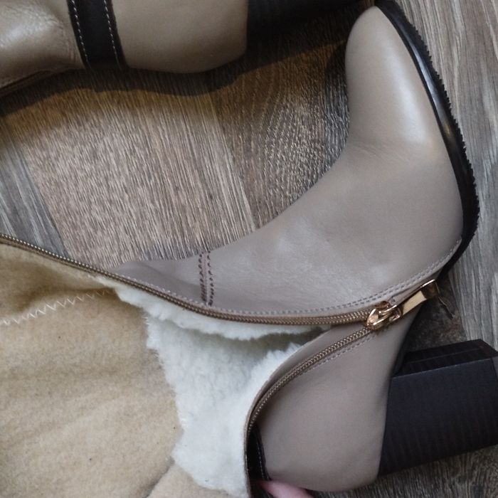 Чоботи жіночі, натуральна шкіра