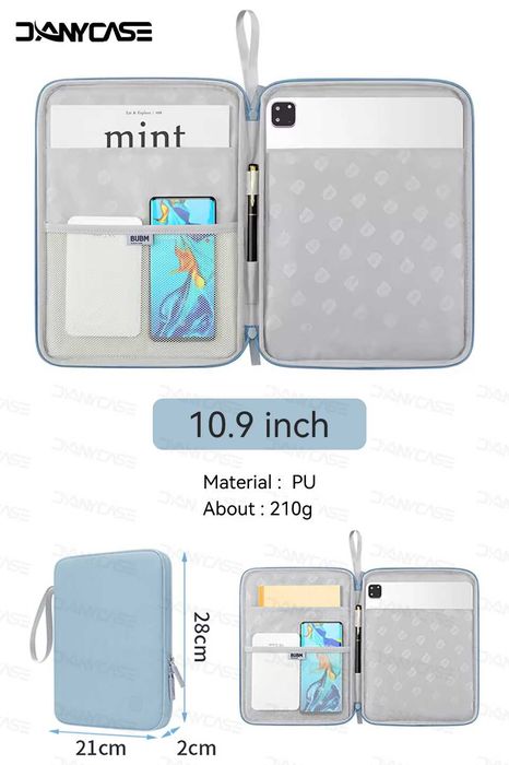 Сумка для планшета 10.9" Тришаровий захист 28х21х2см Black