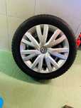 Sprzedam koła stalowe z kołpakami Volkswagen Caddy 205/55R16
