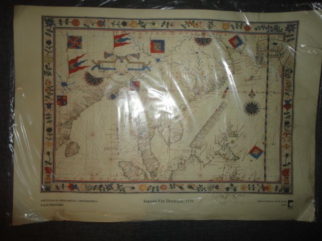 Cartografia Fernão Vaz Dourado 1570 INCM