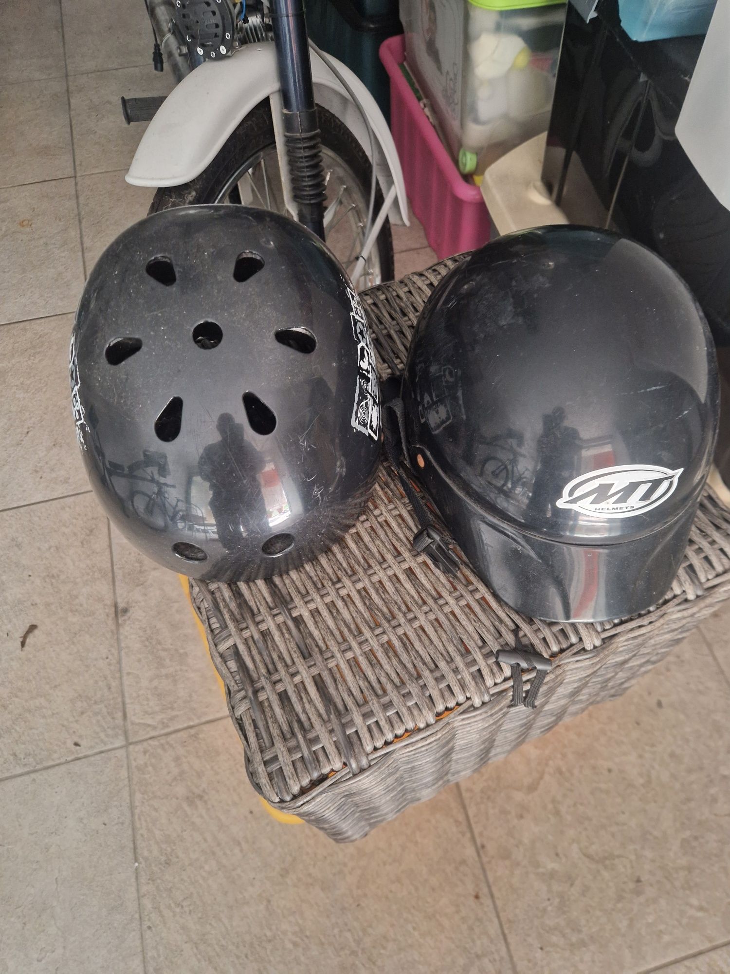 Capacetes para andar de bicicleta