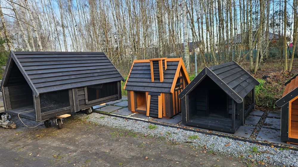 Buda dla psa z tarasem waga 250kg