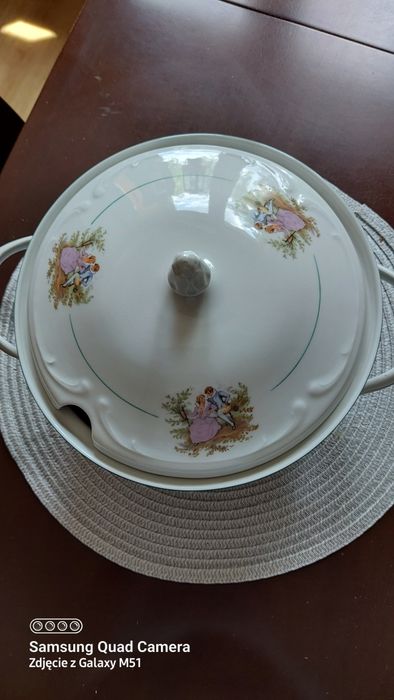 Waza porcelana Włocławek PRL 1967r
