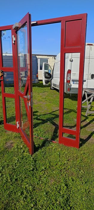 Drzwi aluminiowe używane z Niemiec super stan dostawa gratis cały Kraj