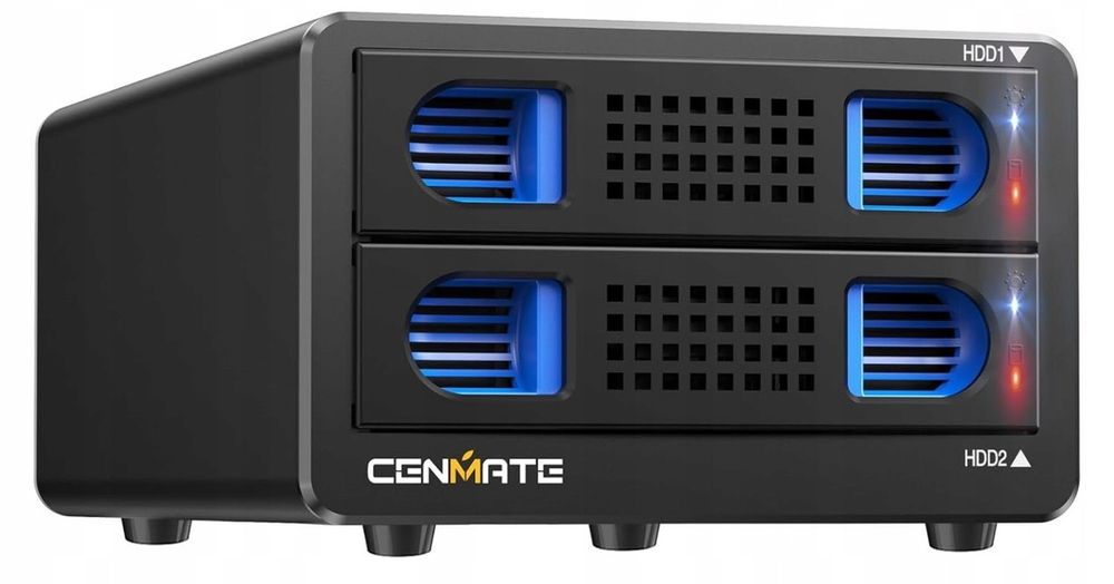 Obudowa Raid 2X Hdd/Ssd Usb 3.0 40Tb Cenmate