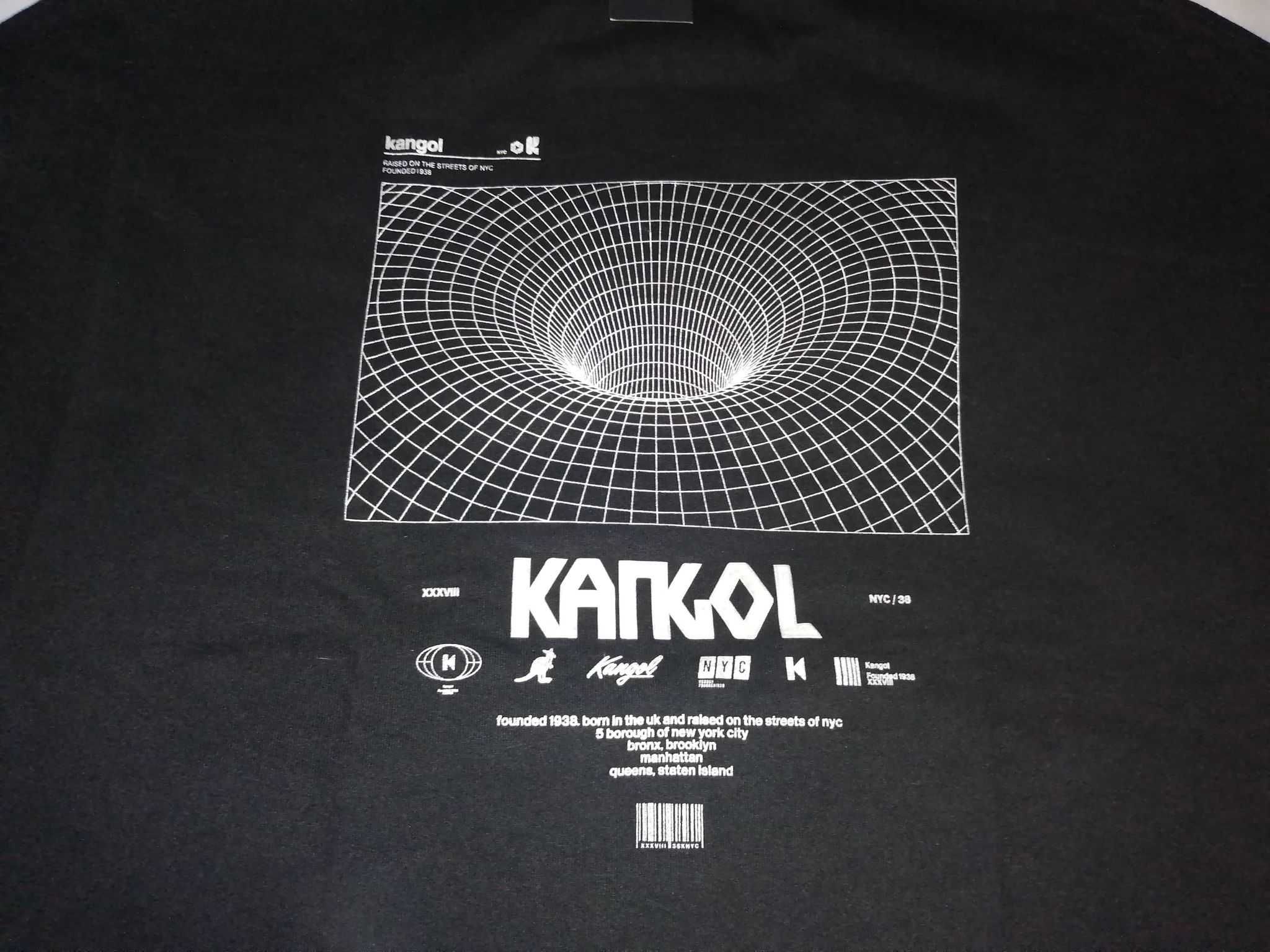 KANGOL NYC Graphic Nowa Bluza Męska Bawełna Roz M Oryginalna 100%