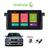 (NOVO) Rádio 2DIN 9" BMW E46 • Android [4+32GB] • 320 318 Serie 3