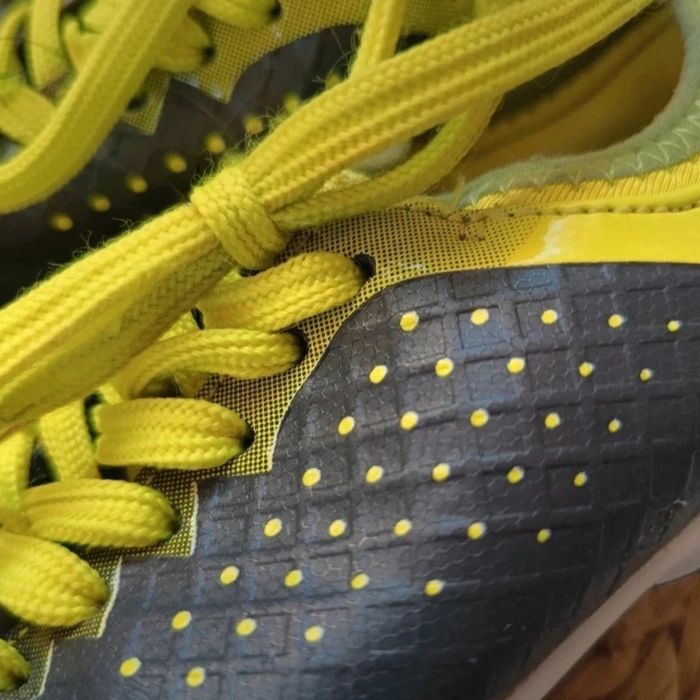 Korki buty sportowe do piłki nożnej huari kory sportowe 28 szare żółte