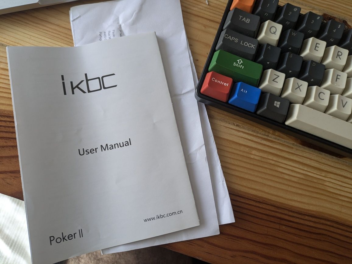 Ikbc poker 2 com 2 set the caps