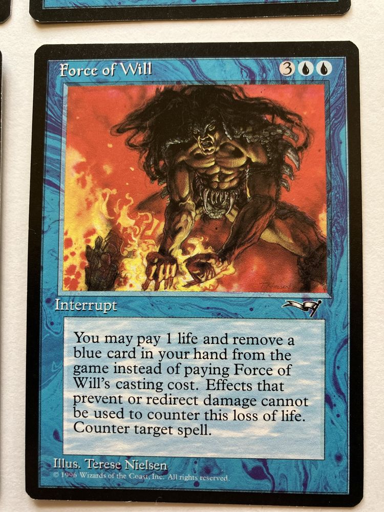 Magic the gathering , Force of will playset