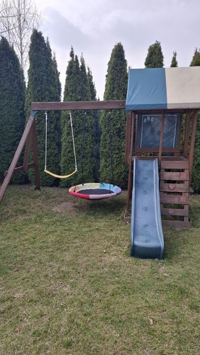 Plac zabaw drewniany dla dzieci