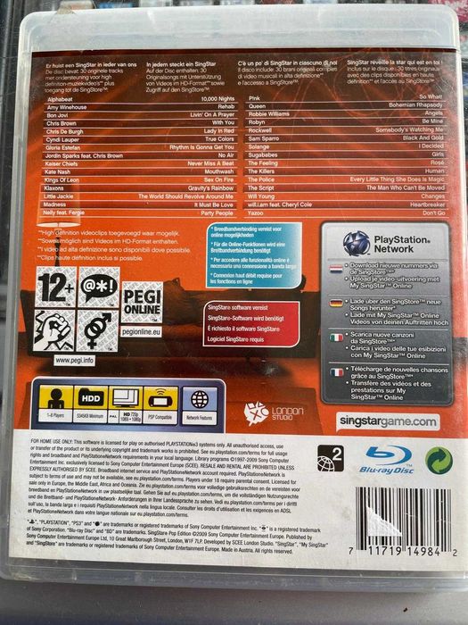 Playstation 3 - Singstar Pop Edition - Sklep Wolumen Metro Wawrzyszew