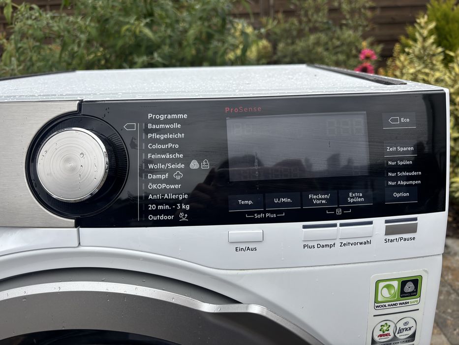 Pralka AEG 9000 Series – 9 kg, 1400 obrotów/min, 60x60 cm