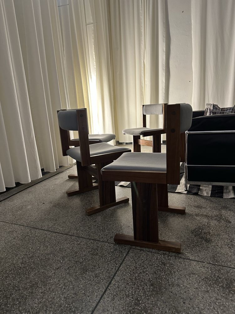 Duńskie krzesła teak design
