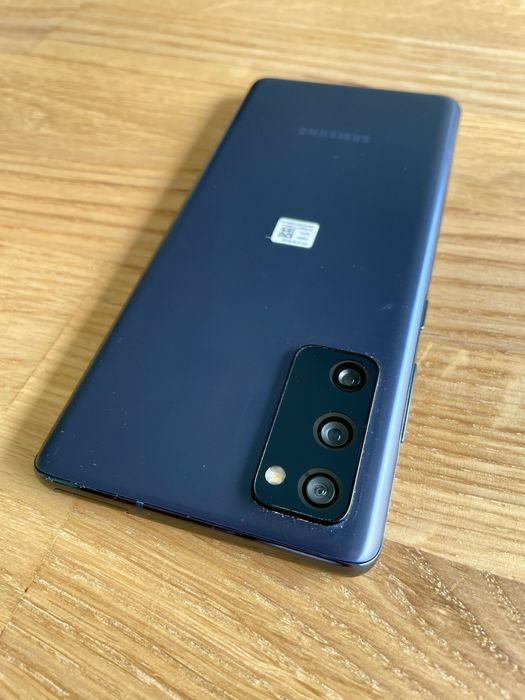 Niebieski Samsung S20 fe 5G cloud navy / komplet + szkło