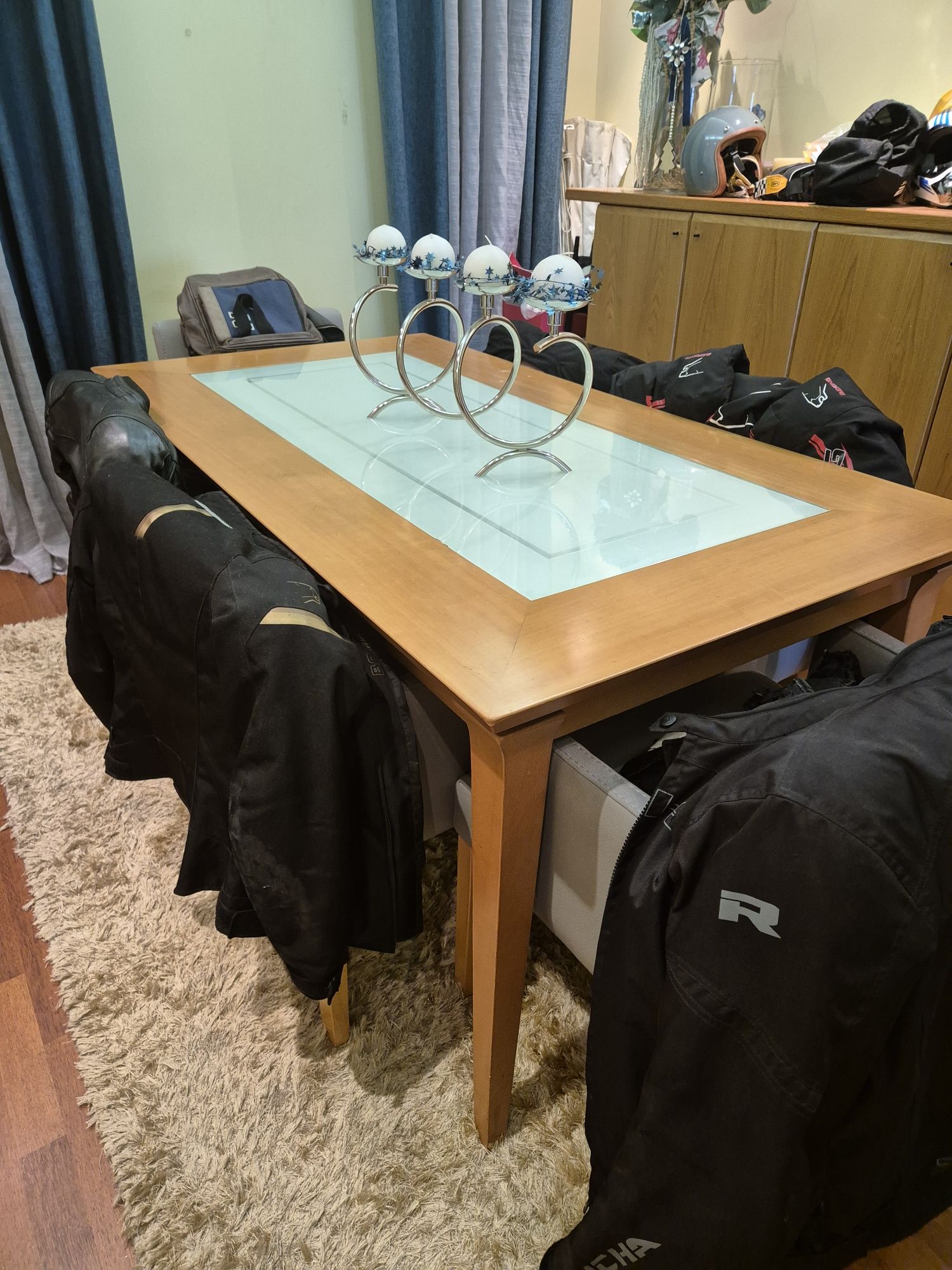 Mesa extensível para sala