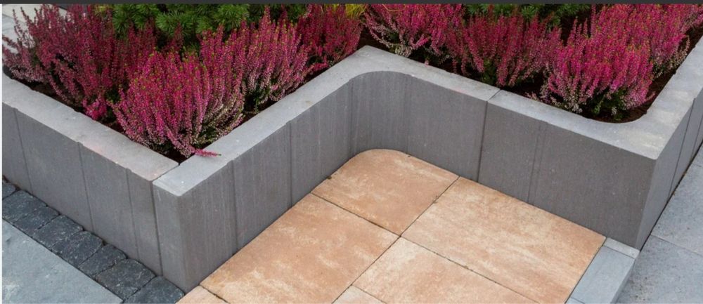 TIGELA L-KA, murek 82x42x33cm, donica