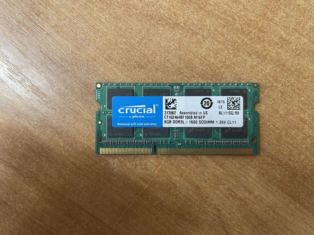 8 gb ram curcial