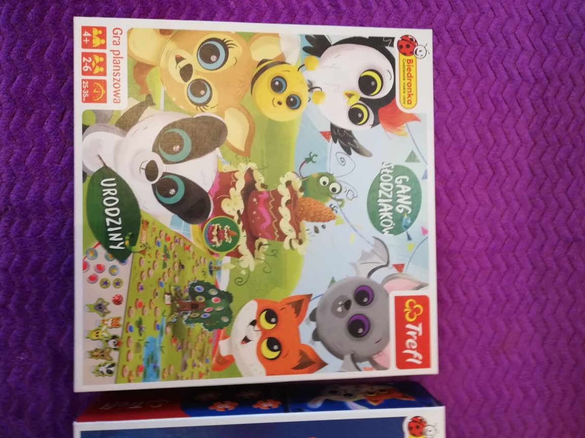 Puzzle i gra Gang Słodzików jak nowe
