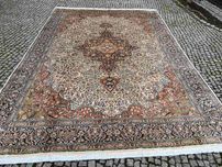 Nowy dywan perski jedwab naturalny Ghoum 410x275 sklep 75 tys