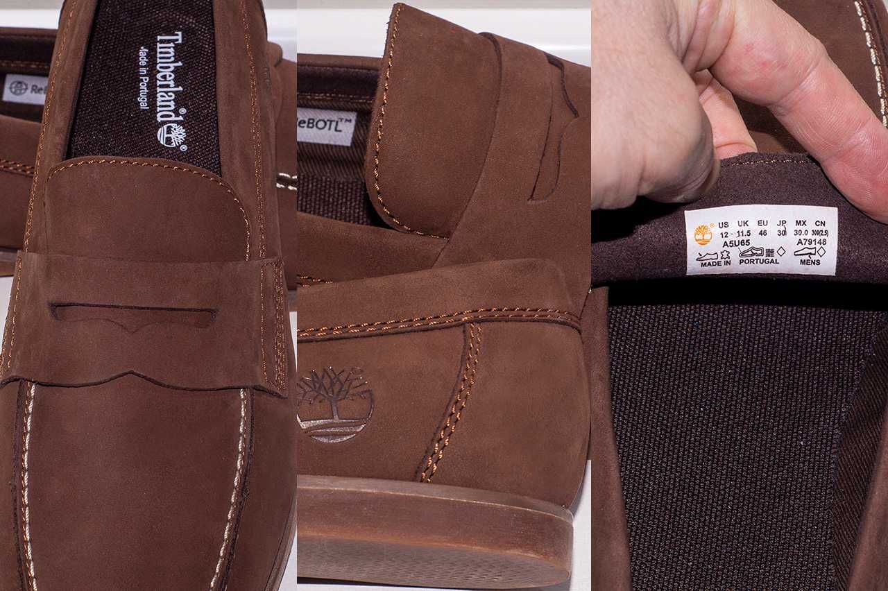 ‼️Мокасини, лофери, сліпони Timberland TB0A5U65 Brown 46 р оригінал