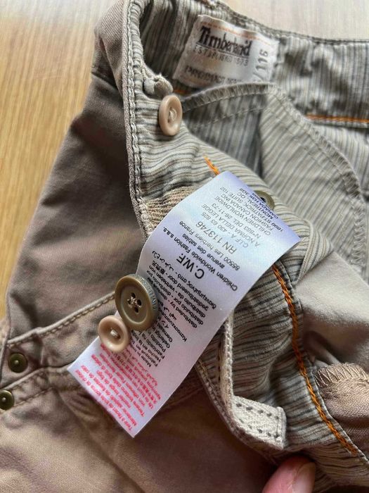 Calças de ganga bege da Timberland de menino